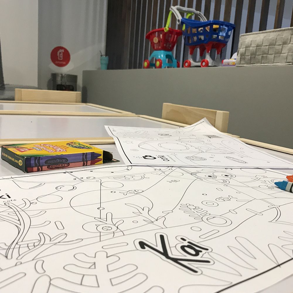 Detalle del área infantil de Cofki Gómez Morín